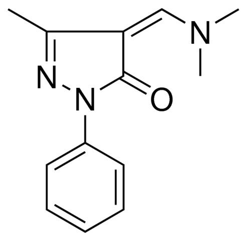 4-DIMETHYLAMINOMETHYLENE-5-METHYL-2-PHENYL-2,4-DIHYDRO-PYRAZOL-3-ONE