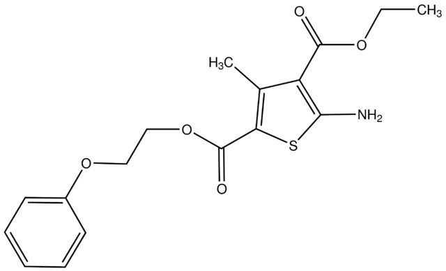 4-Ethyl 2-(2-phenoxyethyl) 5-amino-3-methylthiophene-2,4-dicarboxylate