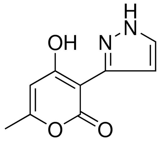 4-HYDROXY-6-METHYL-3-(1H-PYRAZOL-3-YL)-2H-PYRAN-2-ONE