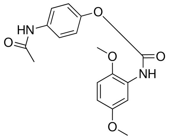 4-ACETAMIDOPHENYL N-(2,5-DIMETHOXYPHENYL)CARBAMATE