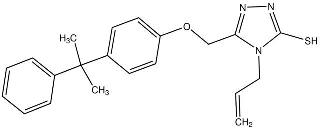 4-Allyl-5-((4-(2-phenylpropan-2-yl)phenoxy)methyl)-4<i>H</i>-1,2,4-triazole-3-thiol