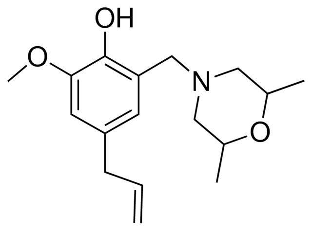 4-allyl-2-[(2,6-dimethyl-4-morpholinyl)methyl]-6-methoxyphenol