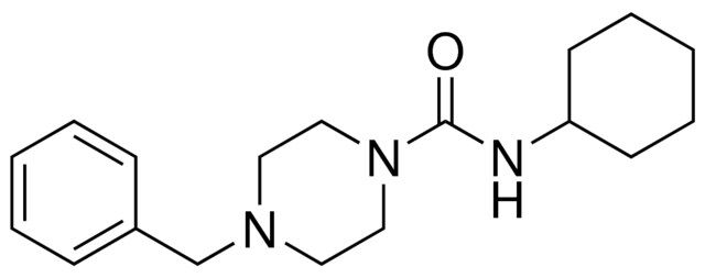 4-BENZYL-PIPERAZINE-1-CARBOXYLIC ACID CYCLOHEXYLAMIDE