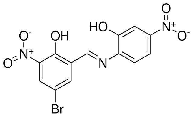 4-BROMO-2-(((2-HYDROXY-4-NITROPHENYL)IMINO)METHYL)-6-NITROPHENOL