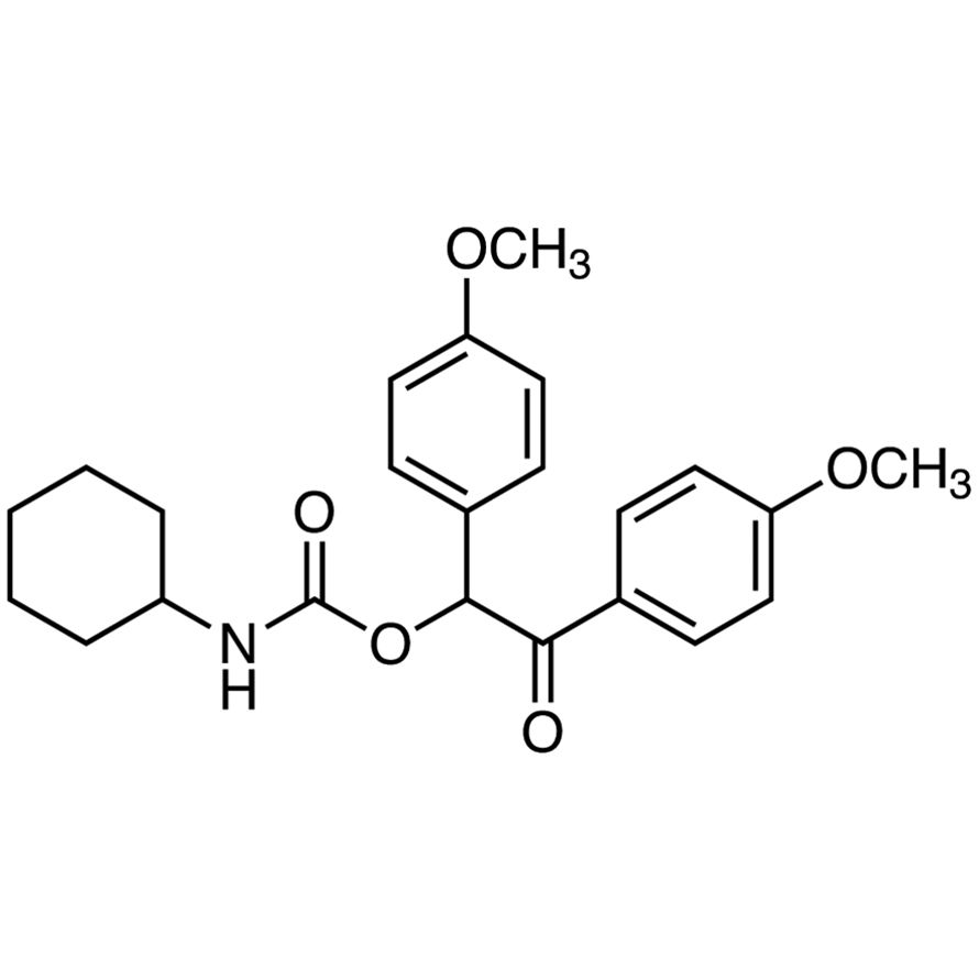 1,2-Bis(4-methoxyphenyl)-2-oxoethyl Cyclohexylcarbamate