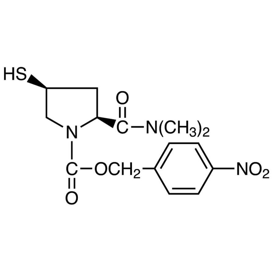 4-Nitrobenzyl (2S,4S)-2-(Dimethylcarbamoyl)-4-mercapto-1-pyrrolidinecarboxylate