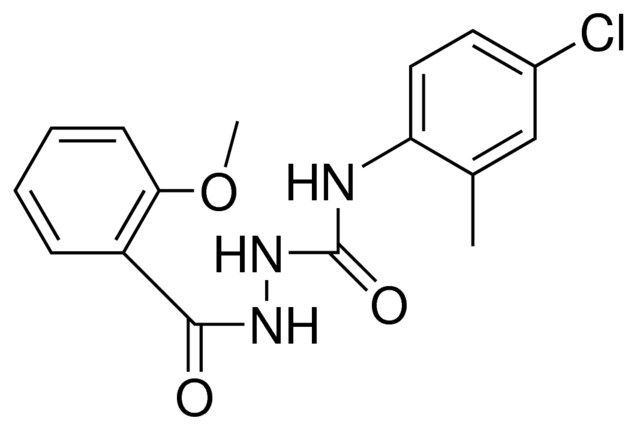 4-(4-CHLORO-2-METHYLPHENYL)-1-(2-METHOXYBENZOYL)SEMICARBAZIDE