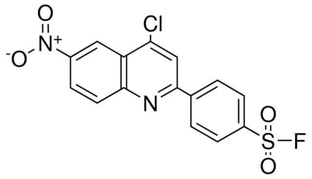 4-(4-CHLORO-6-NITRO-2-QUINOLYL)-BENZENESULFONYL FLUORIDE