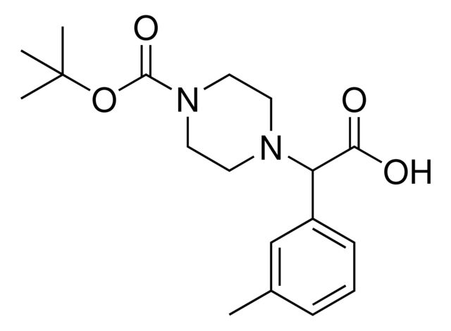 [4-(tert-Butoxycarbonyl)-1-piperazinyl](3-methylphenyl)acetic acid