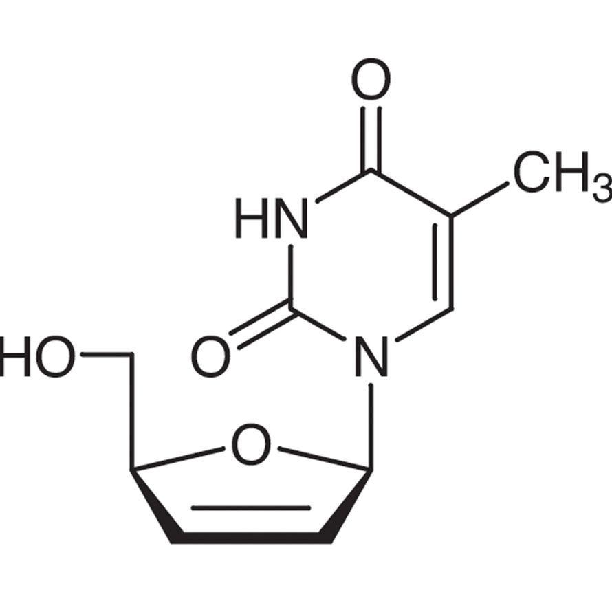 2',3'-Didehydro-3'-deoxythymidine