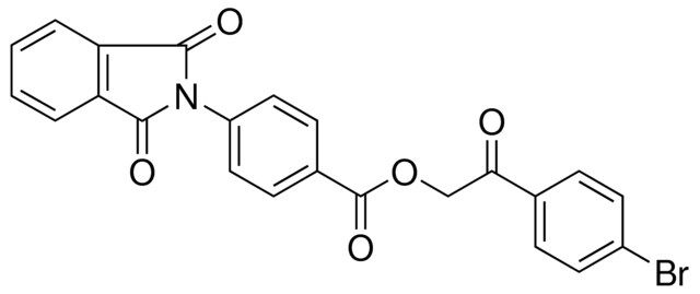 4-(1,3-DIOXO-1,3-2H-ISOINDOL-2-YL)-BENZOIC ACID 2-(4-BR-PH)-2-OXO-ETHYL ESTER