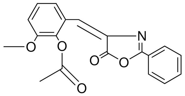 4-(2-ACETOXY-3-METHOXYBENZYLIDENE)-2-PHENYL-2-OXAZOLIN-5-ONE