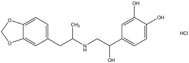 4-(2-{[2-(1,3-benzodioxol-5-yl)-1-methylethyl]amino}-1-hydroxyethyl)-1,2-benzenediol hydrochloride