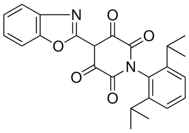 4-(1,3-BENZOXAZOL-2-YL)-1-(2,6-DIISOPROPYLPHENYL)-2,3,5,6-PIPERIDINETETRONE