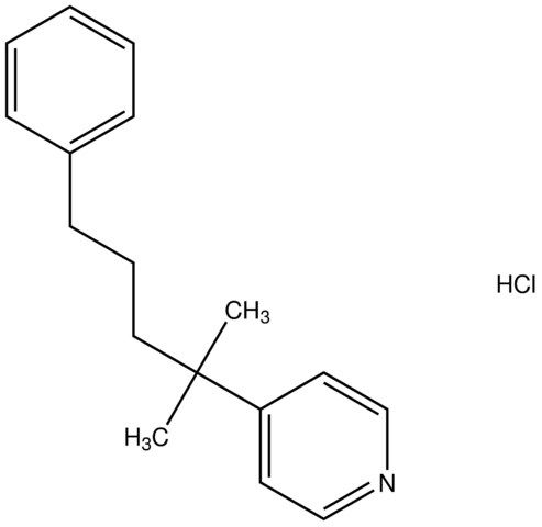 4-(1,1-dimethyl-4-phenylbutyl)pyridine hydrochloride