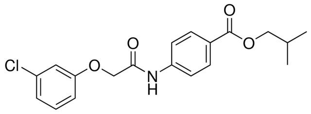 4-(2-(3-CHLORO-PHENOXY)-ACETYLAMINO)-BENZOIC ACID ISOBUTYL ESTER