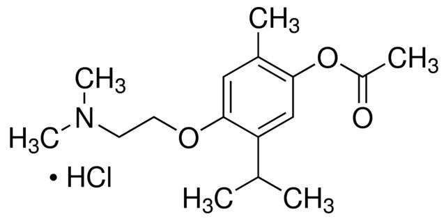 4-(2-(DIMETHYLAMINO)ETHOXY)-5-ISOPROPYL-2-METHYLPHENYL ACETATE HYDROCHLORIDE