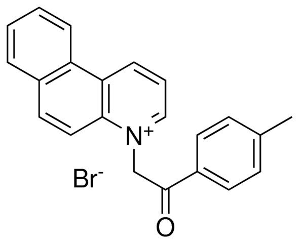 4-(2-(4-METHYLPHENYL)-2-OXOETHYL)BENZO(F)QUINOLINIUM BROMIDE