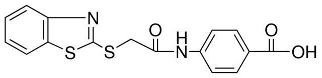 4-(2-(BENZOTHIAZOL-2-YLSULFANYL)-ACETYLAMINO)-BENZOIC ACID