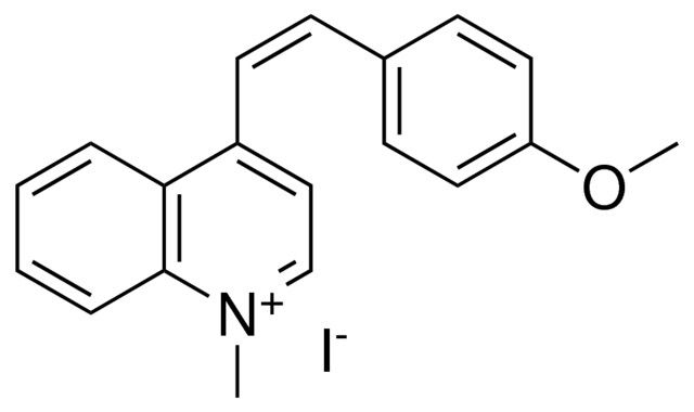 4-(2-(4-METHOXYPHENYL)VINYL)-1-METHYLQUINOLINIUM IODIDE