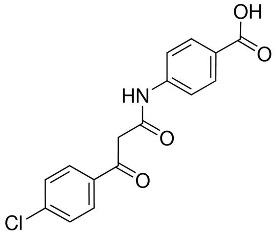 4-(2-(4-CHLOROBENZOYL)ACETAMIDO)BENZOIC ACID