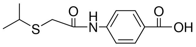 4-(2-ISOPROPYLSULFANYL-ACETYLAMINO)-BENZOIC ACID