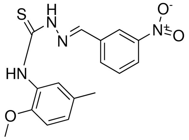 4-(2-METHOXY-5-METHYLPHENYL)-1-(3-NITROBENZYLIDENE)-3-THIOSEMICARBAZIDE