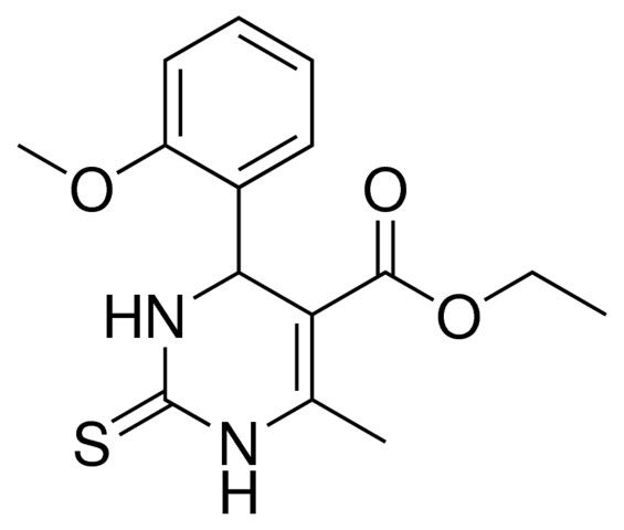 4-(2-MEO-PH)-6-ME-2-THIOXO-1,2,3,4-4H-PYRIMIDINE-5-CARBOXYLIC ACID ETHYL ESTER