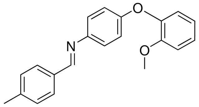 4-(2-METHOXYPHENOXY)-N-(4-METHYLBENZYLIDENE)ANILINE