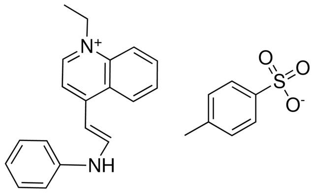 4-(2-ANILINOVINYL)-1-ETHYLQUINOLINIUM P-TOLUENESULFONATE