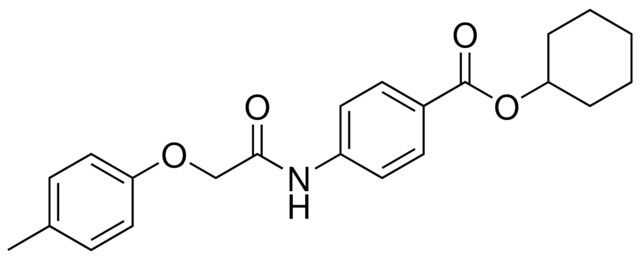 4-(2-P-TOLYLOXY-ACETYLAMINO)-BENZOIC ACID CYCLOHEXYL ESTER