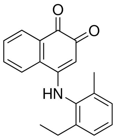 4-(2-ETHYL-6-METHYLANILINO)-1,2-NAPHTHALENEDIONE