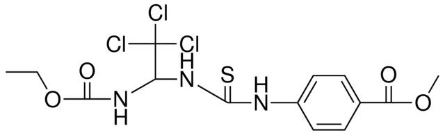 4-(3-(2,2,2-TRICHLORO-ETHOXYCARBONYLAMINO-ET)-THIOUREIDO)-BENZOIC ACID ME ESTER