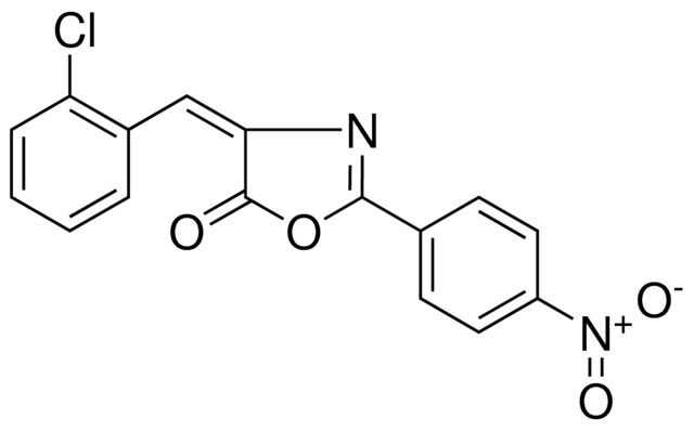 4-(2-CHLORO-BENZYLIDENE)-2-(4-NITRO-PHENYL)-4H-OXAZOL-5-ONE