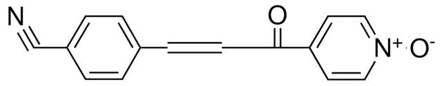 4-(3-OXO-3-(1-OXY-PYRIDIN-4-YL)-PROPENYL)-BENZONITRILE