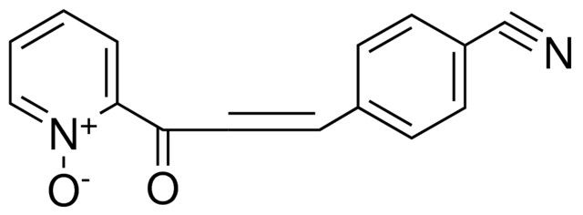 4-(3-OXO-3-(1-OXY-PYRIDIN-2-YL)-PROPENYL)-BENZONITRILE