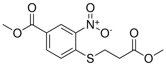 4-(2-METHOXYCARBONYL-ETHYLSULFANYL)-3-NITRO-BENZOIC ACID METHYL ESTER