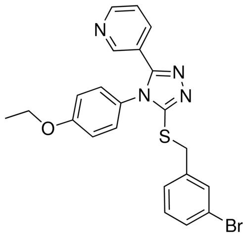 4-(3-((3-BROMOBENZYL)THIO)-5-(3-PYRIDINYL)-4H-1,2,4-TRIAZOL-4-YL)PH ETHYL ETHER