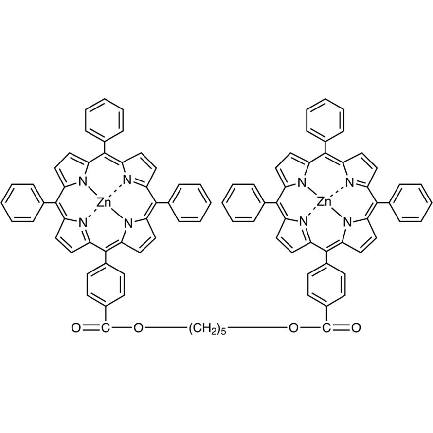 Pentamethylene Bis[4-(10,15,20-triphenylporphyrin-5-yl)benzoate]dizinc(II) [Reagent for application of the exciton chirality method]