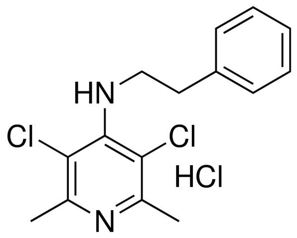 3,5-DICHLORO-2,6-DIMETHYL-N-(2-PHENYLETHYL)-4-PYRIDINAMINE HYDROCHLORIDE