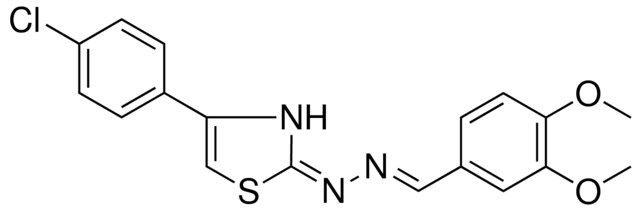 3,4-DIMETHOXYBENZALDEHYDE (4-(4-CL-PHENYL)-1,3-THIAZOL-2(3H)-YLIDENE)HYDRAZONE