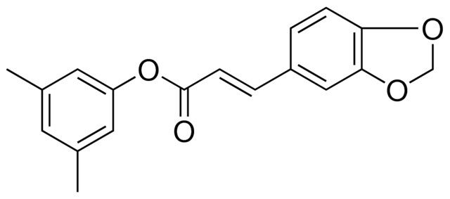 3,5-DIMETHYLPHENYL 3-(1,3-BENZODIOXOL-5-YL)ACRYLATE