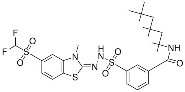 3(TERT-DODECYLCARBAM)BZ-SULF (5-DI-F-ME-SO2-3-ME-2-BZ-THIAZOLINYLIDENE)HYDRAZIDE