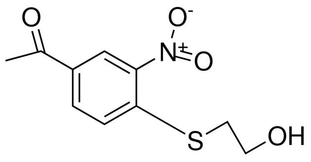 4'-(2-HYDROXYETHYLTHIO)-3'-NITROACETOPHENONE