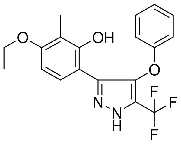 3-ETHOXY-2-METHYL-6-(4-PHENOXY-5-(TRIFLUOROMETHYL)-1H-PYRAZOL-3-YL)PHENOL