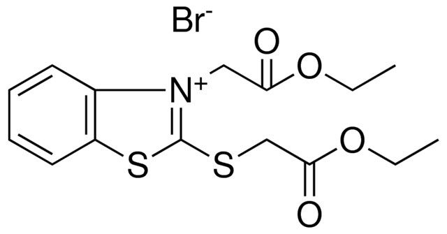 3-ETHOXYCARBONYLMETHYL-2-ETHOXYCARBONYLMETHYLSULFANYL-BENZOTHIAZOL-3-IUM, BR