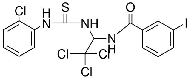 3-IODO-N-(2,2,2-TRICHLORO-1-(3-(2-CHLORO-PHENYL)-THIOUREIDO)-ETHYL)-BENZAMIDE