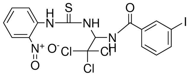 3-IODO-N-(2,2,2-TRICHLORO-1-(3-(2-NITRO-PHENYL)-THIOUREIDO)-ETHYL)-BENZAMIDE