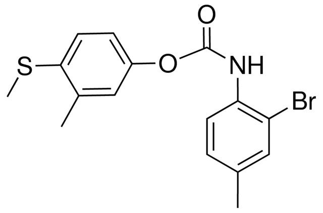 3-METHYL-4-(METHYLTHIO)PHENYL N-(2-BROMO-4-METHYLPHENYL)CARBAMATE