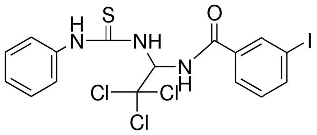 3-IODO-N-(2,2,2-TRICHLORO-1-(3-PHENYL-THIOUREIDO)-ETHYL)-BENZAMIDE